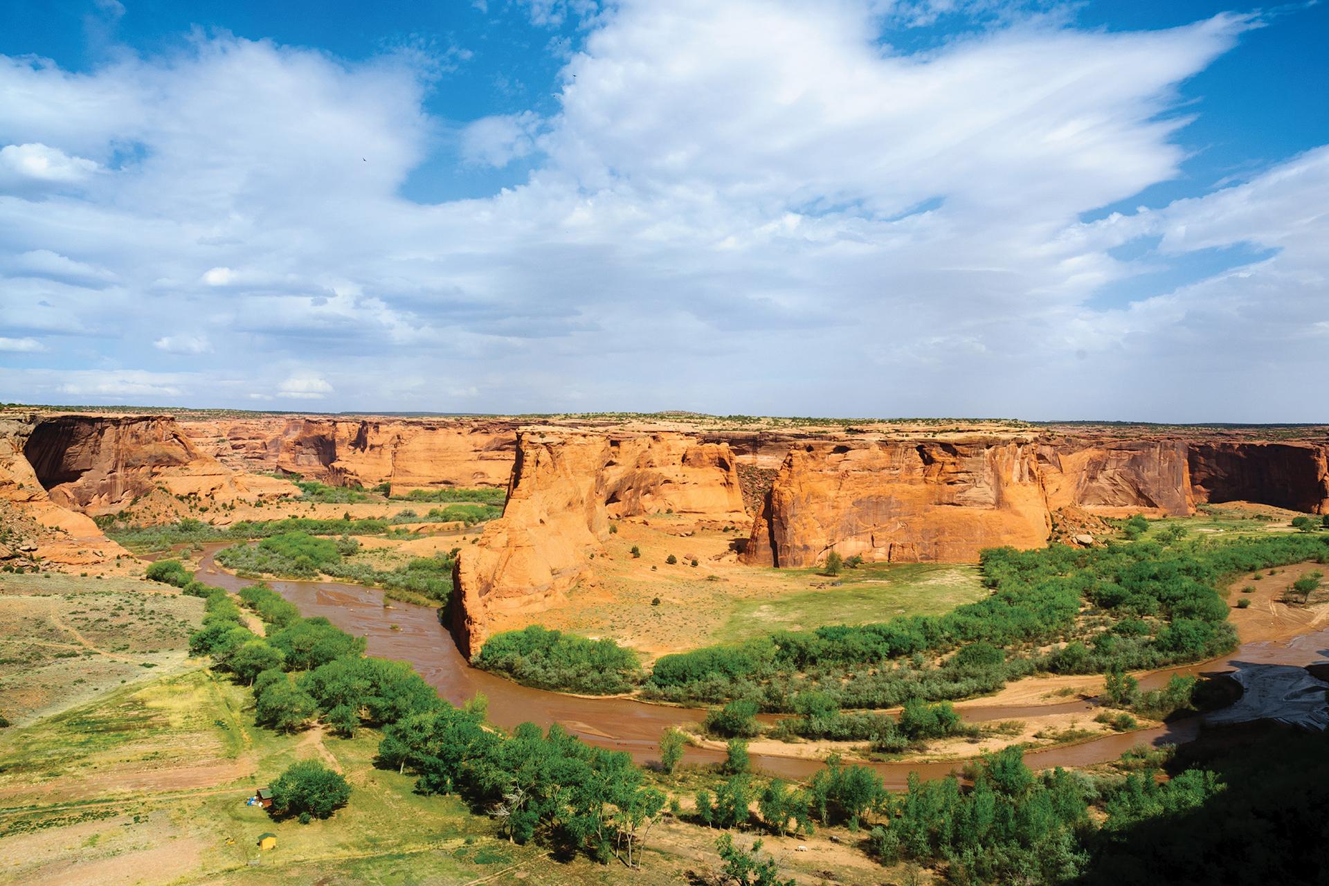 Canyon de Chelly National Monument and Colorado River